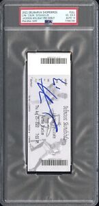 Jackson Holliday 2022 Pro Debut Signed Ticket PSA Auto Hot Low Pop 2!