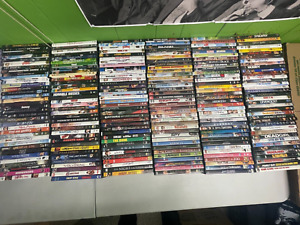 about 220 DVD movie LOT reseller bulk wholesale SOME SEALED NA2