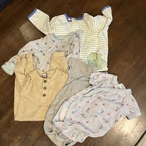 5 Piece Baby Clothes Bundle Sizes 6 Months And 3-6 Months