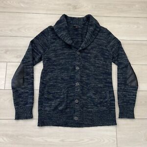 John Varvatos Cashmere Wool Blend Button Down Mens Collar Cardigan Sweater Sz M