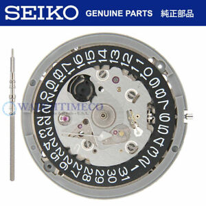 Seiko SII NH35 NH35A Black Date Wheel Disc Automatic Watch Movement w/ Stem