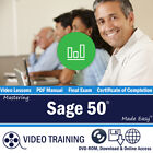 SAGE 50 ACCOUNTING 2019 Training Tutorial DVD and Digital Course & PDF Manuals