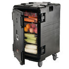 VEVOR Food Pan Carrier 120L Insulated Front Loader Catering Dish Box w/ Wheels
