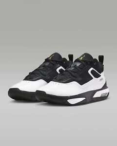 Nike Air Jordan Stay Loyal 3 Shoes Black White Gold FB1396-070 Men's NEW
