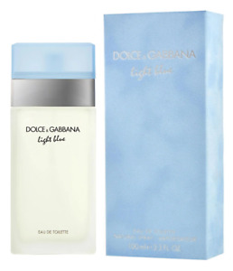 Light Blue 3.3 oz by Dolce & Gabbana EDT Perfume for Women New In Box & SEALED