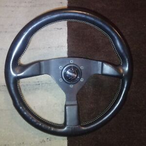 MOMO DESIGN Tomei Racing Wheel Leather Steering Wheel Made In Italy