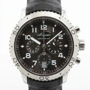 Breguet Type XXI 3810ST/92/9ZU Flyback Gray Dial Box Papers