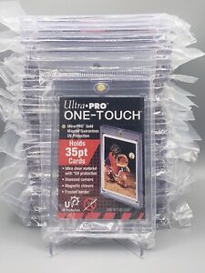 Ultra-Pro 35pt One- Touch Magnetic Card Holder Lot of 24/ New- Factory Sealed