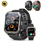 Military Smart Watch for Men(Answer&Make Calls) Rugged Tactical Fitness Tracker