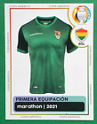 2021 EM Copa America #053 OFFICIAL BOLIVIA SOCCER JERSEY Sticker Promo
