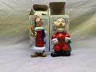 1987 King Features Presents Popeye And Olive Oyl Ceramic Ornaments