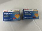 Ibuprofen Coated Caplets 50 Ct Lot Of 2 CVS Health 200mg 01/2025 Expiration