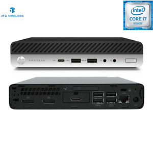 HP ProDesk 600 G3 Mini Desktop i7-7700T 2.90 GHz 16GB RAM 256GB SSD Win 10 Pro