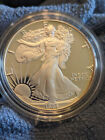 1986 S American Silver Eagle Proof COA W/Box US Mint 1 OZ Silver