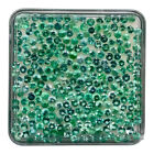 25 Pcs Natural Colombian Emeralds 2mm Round Diamond Cut Loose Gemstones Lot