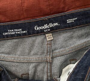 goodfellow jeans Straight Dark Blue 32x30