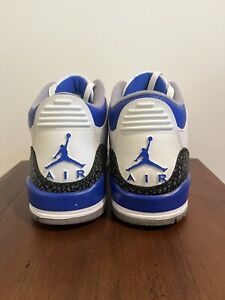 Size 12 - Jordan 3 Retro Racer Blue