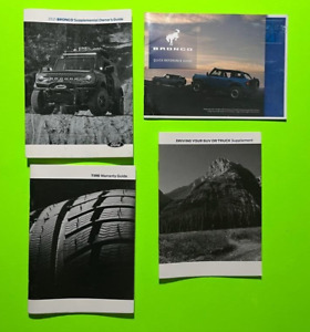 2021 Ford BRONCO Factory Owners Manual Supplemental Guide Set *OEM*