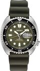 Seiko SRPE05 Prospex King Turtle Automatic Watch 200m Green Dial Box Tags Papers