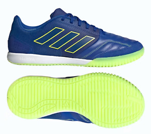 Adidas Top Sala Competition Indoor Soccer Shoes, Blue/Yellow/White,FZ6123, Sz 13