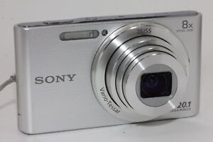 Sony DSC-W830 Cyber-Shot 20.1MP 8x zoom Digital Camera Silver/Black