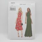 Vogue 9373 Misses' High Neck Princess Seam Dress Sewing Pattern Size 12-20 Uncut