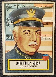 1952 John Phillip Sousa Composer Topps Look N See Card #115 US Military March