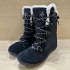 Columbia Women’s Snow Boots - Size 7 - YL1028-010 -  Omni-Heat Black Suede Ankle