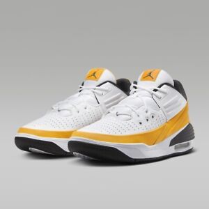 Nike Air Jordan Max Aura 5 Men's Shoes White/Yellow DZ4353-701 Size 11 New