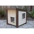 Outdoor Feral Cat Pet House Weatherproof Shelter Rot-Proof Bug-Proof Winter Warm