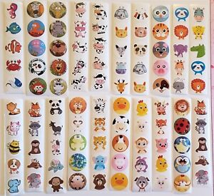 100 Cute Toddler Stickers/Reward Stickers For Kids/Animal Stickers/Kids Stickers
