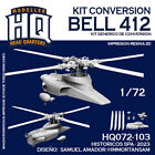 Conversion Kit Bell 412 1/72 scale - Resin 3D printed