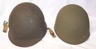 Original WWII WW2 US Rear Seam Swivel Bale Steel M1 Helmet