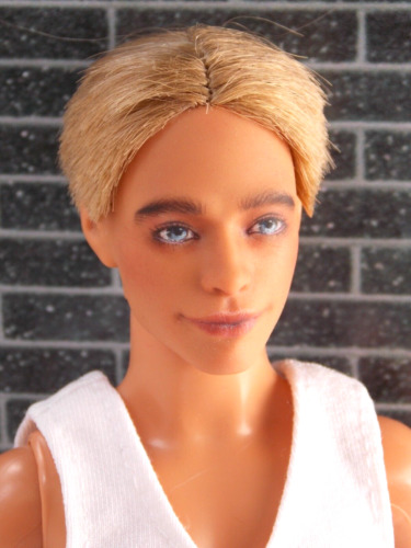 OOAK Tan Ken Expertly Repainted Restyled Dressed Custom Face-Up Art Fashion Doll