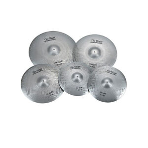 On Stage LVCP5000 Low Volume Versatile and Consistent Tone Cymbal Set Silver