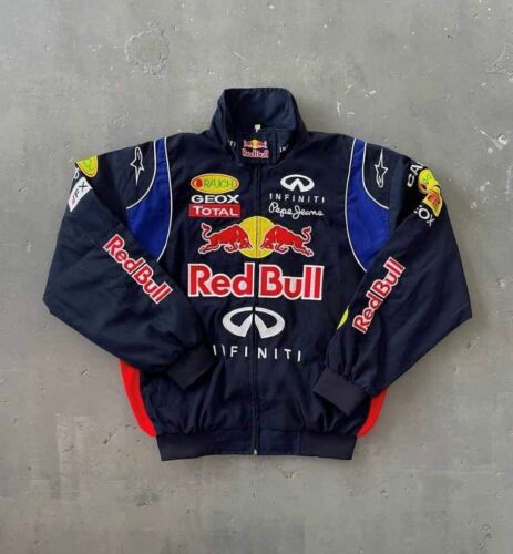Redbull jacket Adult F1 Vintage Racing jacket Embroidered UniSex Nascar