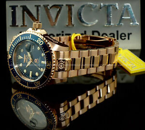 NEW Invicta Men's 47MM Grand Diver AUTOMATIC NH35 BLUE Dial S.S Bracelet Watch