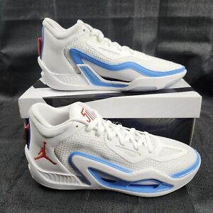 Nike Jordan Jayson Tatum 1 Archer Basketball Shoes DX5573 100 White Red Blue 9