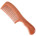 Onedor Handmade 100% Natural Red Sandalwood Detangler Wooden Hair Comb