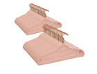 Non-Slip Velvet Clothing Hangers, 100 Pack, Pink FREESHIP .