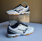 Mizuno Wave Hurricane 3 Volleyball Shoes White Lace up Women's Size 8