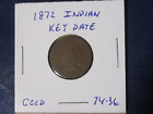 1872 Indian Cent - Good Cond - Key date - Lot# 74-36