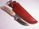 Ruger Silver Stag Hunting Knife With Sheath Made in U.S.A.