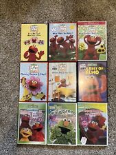 Sesame Street DVD Lot 9 Elmo  Elmo’s World Excellent Condition