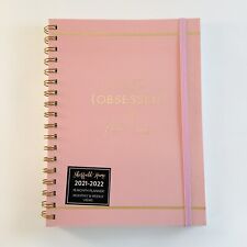 Sheffield Planner 2021-2022 Monthly, Weekly Calendar, Bush Pink Cover, Elegant