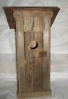 HANDMADE WOODEN RUSTIC OUTHOUSE BIRDHOUSE 15