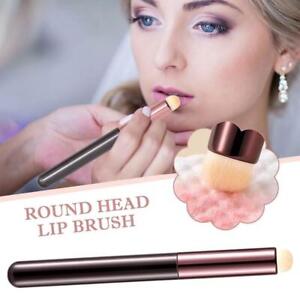 Round Head Lip Brush Makeup Brush Lipstick Smudge Brush Mini Blush Brush❀