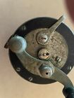 Vintage Pflueger Oceanic Free Spool  Surf Casting Reel Made in USA Leather Drag