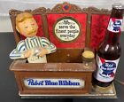 Vintage 1950s Pabst Blue Ribbon Beer Light, Bar / Counter Top, Bartender Bottle