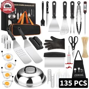 New ListingGriddle Accessories Kit, 135 Pcs Griddle Grill Tools Set for Blackstone